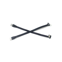 Cable de Datos USB 3.1 Tipo C Macho a Hembra, Resistente, con Carga Rápida PD, en Ángulo de 90 Grados, para Teléfonos Móviles y Bancos de Energía