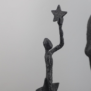 Scultura Moderna in <span class=keywords><strong>Ghisa</strong></span> con Figure Geometriche Astratte, Modello Tematico 1176 per Corridoio, Soggiorno, Hotel e Arredamento Casa - Product Image 4