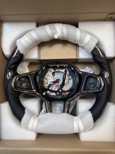 Volante Deportivo de Cuero <span class=keywords><strong>Chida</strong></span> para Serie 3/5 - 3 Radios, 370 mm de Diámetro, Ajustable - Product Image 6