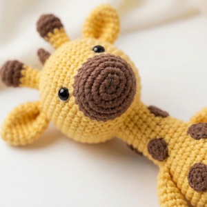 <span class=keywords><strong>Jirafa</strong></span> de Ganchillo Hecha a Mano al por Mayor, Juguete de Peluche <span class=keywords><strong>Amigurumi</strong></span> de Animales Tejidos, Muñeco de <span class=keywords><strong>Jirafa</strong></span> de Algodón Terminado para Bebés - Product Image 3