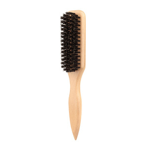 Bestseller Beechwood Men's Beard Brush <strong>Pointed</strong> Tail Brush Pig Bristles Vintage Oil Head Styling Comb <strong>Shaving</strong> Brush - Product Image 1