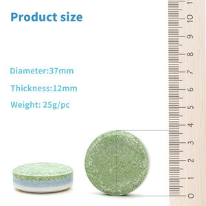 Tablettes nettoyantes écologiques jetables pour lave-linge, dissolvant les dépôts minéraux et éliminant les poils d'<span class=keywords><strong>animaux</strong></span> emprisonnés - Product Image 5