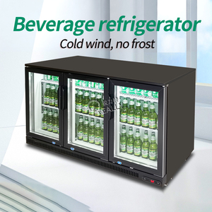 Expositor de botellas de cerveza comercial, refrigerador, puerta de cristal, encimera, mesa, Mini <span class=keywords><strong>Bar</strong></span>, refrigerador, puerta de cristal, escaparate de refrigeración por aire - Product Image 3