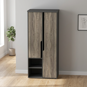 Armario Moderno de 2 Puertas de Madera Ecológica para Dormitorio o Sala de Estar, Color Personalizado, Fabricado en Malasia - Product Image 3