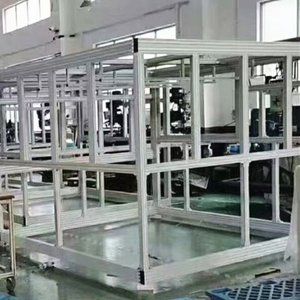 Aluminum Profile Photovoltaic Bracket 6063 Extrusion Anodized Customized For Solar Mounting System - Product Image 3