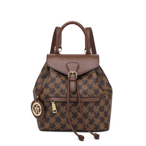 Mochila de Lujo de Alta Calidad para <span class=keywords><strong>Guess</strong></span> con Bordado y Textura de Rombos Bolso Sencillo de Diseñador en PU para un Look Moderno y Elegante - Product Image 6