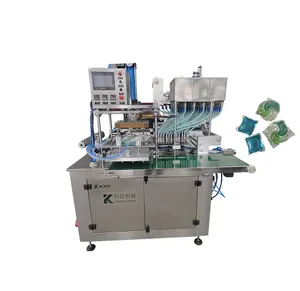 Máquina de fabricación de cápsulas de polvo de detergente líquido de embalaje de película soluble en agua PVA