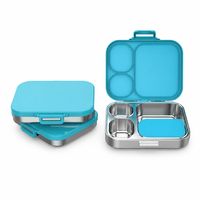 Boîte à lunch personnalisable pour enfants, conteneur pour repas scolaires, boîte bento, ensemble de rangement pour aliments chauds pour enfants