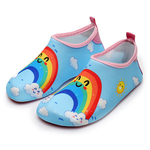<span class=keywords><strong>Zapatos</strong></span> de Yoga para Niños, para Interiores y Exteriores, para Caminar por la Playa, para Nadar en <span class=keywords><strong>el</strong></span> Agua, con Diseño de Estrella de Dibujos Animados y Arcoíris, Antideslizantes - Product Image 2