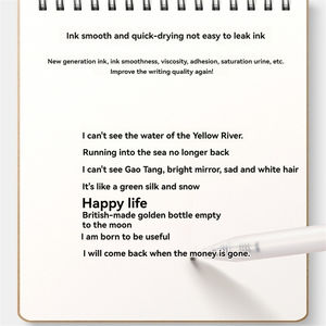 दिल्ली 115 उच्च गुणवत्ता वाले जेल पेन अल्ट्रा-फाइन ब्लैक 0.38 पानी पेन लेसू हस्ताक्षर पेन 6 + 20 कोर लेखांकन बुककीपिंग - Product Image 5