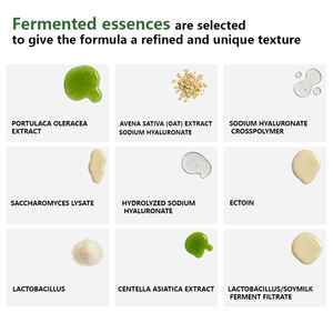 Crème Visage Fermentée Texture <span class=keywords><strong>Sorbet</strong></span> Rafraîchissante Instantanée, Gel Apaisant Anti-Rougeurs en 15 min pour la Réparation des Peaux Abîmées après le Soleil - Product Image 2