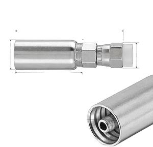 हाइड्रोलिक नली अंत फिटिंग बीएसपी महिला फेरूल के साथ एक टुकड़ा प्रकार हाइड्रोलिक नली अंत कुंडा क्रिंप फिटिंग सुरक्षा कवर के साथ - Product Image 3