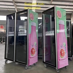 Armoire réfrigérée pour boissons et <span class=keywords><strong>vins</strong></span> à <span class=keywords><strong>deux</strong></span> portes, trois portes ou une seule porte, refroidie par air, en alliage d'aluminium, avec verre trempé, automatique - Product Image 4