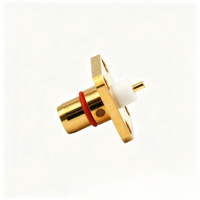 Conector RF de Montaje en Panel Cuadrado, Amplio Rango de Temperatura -45~+125 ° Placa de Circuito RF Personalizable para Aviación