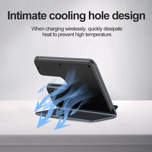 Chargeur sans fil rapide 3-en-1 de type support magnétique de haute qualité 15W 5V/2A 9V/2A pour smartphone, écouteurs, montre intelligente - Product Image 4