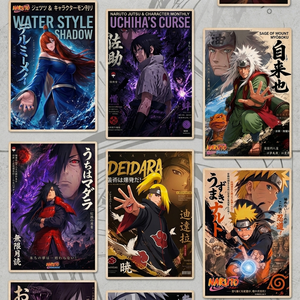 Planche d'art Anime Nijia en acrylique, carte à collectionner personnalisé<span class=keywords><strong>e</strong></span>, personnage de manga japonais, bord doré, planche Shikishi pour la décoration murale de la chambre des fans - Product Image 1