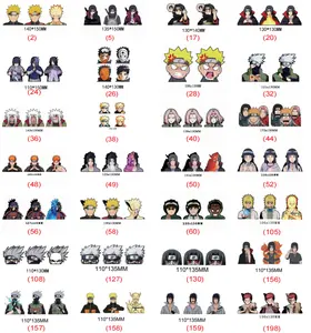 Voorraad 1000 Ontwerpen Narutos Stickers 3d Lenticulaire Veranderende Flips Auto Stickers Waterdicht 3d Anime Motion Auto Stickers Voor Decor