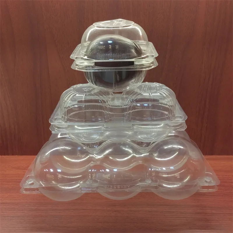 Ready Mold Disposable Fruit Box Honey Peach Orange Durian Apple Fruit Packaging Box PET Transparent Box