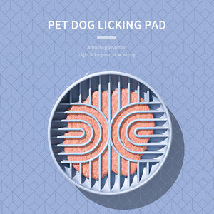 Pet yavaş gıda besleme kasesi gaz ve boğulma önlemek için silikon labirent yavaş vantuz gıda köpek kase ile - Product Image 2