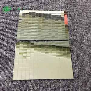 Diamond Beveled <b>Glass</b> Self Adhesive Mirror Tiles Mosaic Tile for Industrial Display Screen Crafts-Durable Waterproof - Product Image 4