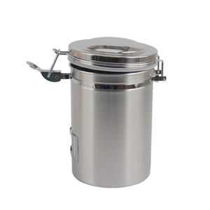 Recipiente de Almacenamiento de Alimentos de Acero Inoxidable de Gran Capacidad, Recipiente para Granos de Café para el Hogar o Cafetería - Product Image 2
