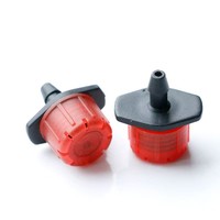 Aspersor de Jardín con Engranaje de 360° y 8 Orificios Ajustables, Modelo Caperucita Roja, para Riego por Goteo