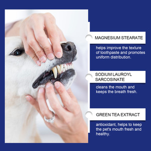 Polvo de Limpieza Dental para Mascotas, Gatos y Perros, 40g, Refrescante Natural del <span class=keywords><strong>Aliento</strong></span>, Eliminador de Placa y Sarro para el Cuidado Bucal de las Mascotas - Product Image 4
