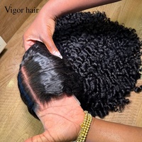 Perruques en cheveux humains vierges naturels, en dentelle suisse brute, avec boucles Pixie chinoises originales SDD, densité 300%, 20 pouces, dentelle HD 5x5, vente en gros