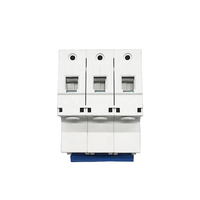 Disjoncteur miniature QIHANG QHB7-63 3P 3A Courbe C 6kA en cuivre pour la distribution d'énergie domestique et industrielle