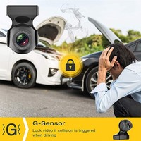 720P/1080P WIFI voiture DVR enregistreur Mini sans fil ADAS caméra de Vision nocturne avec moniteur de stationnement grand Angle pour les enregistrements de conduite
