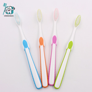 แปรงสีฟันขนนุ่ม 19 ซม. ด้ามจับตามหลักสรีรศาสตร์ แปรงสีฟันแบบใช้มือสำหรับผู้ใหญ่ ดีไซน์สีสันสดใสเพื่อการดูแลเหงือกและฟันขาว - Product Image 3