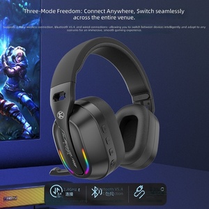 Auriculares Inalámbricos para Juegos GT100 con Micrófono, Cancelación Activa de Ruido, Diadema Metálica 5.4, Compatibilidad con <span class=keywords><strong>AAC</strong></span>, Resistencia al Agua IPX-6 - Product Image 3