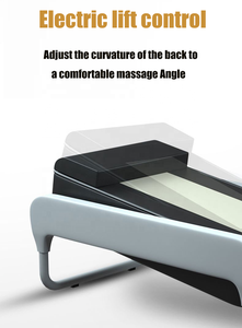 Table de massage professionnelle portable ZL en tourmaline et <span class=keywords><strong>jade</strong></span> avec système de chauffage à minuterie, hauteur réglable, pour salon, couleur noire, 40 min, PU, garantie 12 mois - Product Image 4