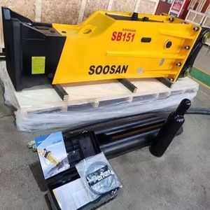 Martillo Hidráulico SOOSAN Sb 151 Tipo Caja, Nuevo Motor, para Excavadoras de 40-55 Toneladas, Certificado para Demolición, 1 Año de Garantía, Video - Product Image 3