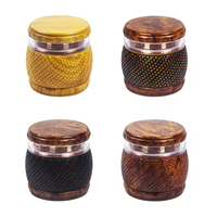 43*21mm avec 3 parties broyeur de chanvre en plastique pratique broyeur de chanvre en gros moins cher prix broyeur de tabac en plastique