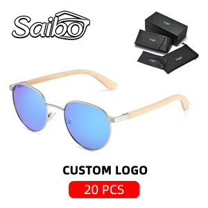 Gafas de Sol de Lujo de Alta Calidad con Marco Completo de Bambú y Acero Inoxidable, Lentes Polarizadas con Protección UV400 - Product Image 5