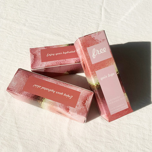 Vente flash, boîte à huile essentielle rose recyclée, mignonne, bon marché, boîtes d'emballage pour gloss à lèvres, boîte à rouge à lèvres avec logo - Product Image 2