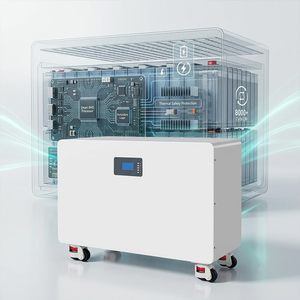 Batterie de stockage d'énergie empilable 51,2 V pour la maison, 100 Ah 200 Ah, extensible, pour autres véhicules, station de charge hors réseau, sortie 0-5 kWh - Product Image 3