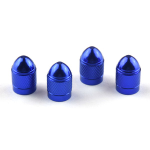 Aluminum Alloy Bullet Shaped Valve <b>Caps</b> For Car Tire <b>Dust</b> Protection Universal Size American Mouth Tubeless Valve - Product Image 3