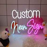 Enseigne lumineuse au néon LED avec logo personnalisé pour le bureau ou la maison, décoration intérieure, enseigne lumineuse, livraison directe gratuite et personnalisée