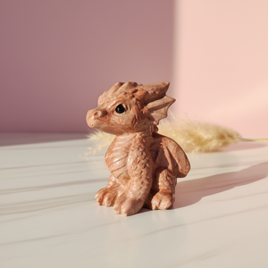 ขายส่ง งานแกะสลักมือรูปมังกรคริสตัล ขนาด 5*8 ซม. หินคริสตัลบำบัด หยก มังกรบิน ของตกแต่งบ้านตามหลักฮวงจุ้ย - Product Image 6