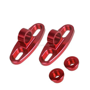 Dancaro อะแดปเตอร์ขายึดกระจกด้านข้างของรถจักรยานยนต์รีวิวสากลอลูมิเนียม CNC - Product Image 5