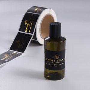 Custom Printed Logo Roll Plastic Vinyl <strong>PVC</strong> Waterproof Adhesive Packaging <strong>Label</strong> <strong>Printing</strong> Stickers Roll for Skincare Products - Product Image 4