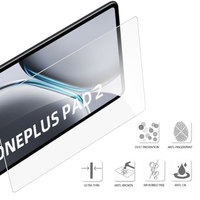 Protection d'écran en verre trempé premium HD 9H 2.5D anti-rayures pour tablettes OnePlus Pad 2 Go Pro 12.1''