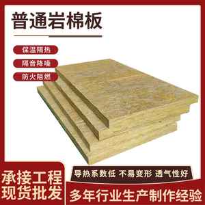 Panel de lana de roca de 50 mm, aislante, absorbente de sonido, resistente al fuego, para paredes interiores y exteriores - Product Image 5