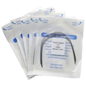 Alta qualità dentale Super elastico quadrato forma arcuato <span class=keywords><strong>NITI</strong></span> 012 superiore fili arco ortodontico arco - Product Image 1