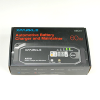Chargeur de batterie de voiture automatique 12V certifié CE IP65, chargeur de batterie de moto avec fonction de réparation de batterie