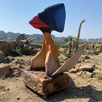 Équipement d'amusement réaliste personnalisé de haute qualité, modèle de dinosaure pterosaure Thunderwing animatronique pour parc