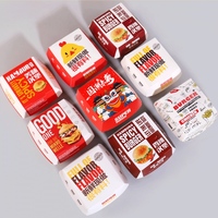 Carpeta de Papel Personalizada con Logotipo, Hecha con Materiales Reciclados, Desechable, Diseño Personalizado para Camiones de Comida, Suministros para Restaurantes, Ecológica