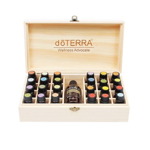 Caja de Almacenamiento de Aceites Esenciales de Madera doTERRA, Organizador Rectangular con 24 Compartimentos para Entusiastas del Bienestar - Product Image 2